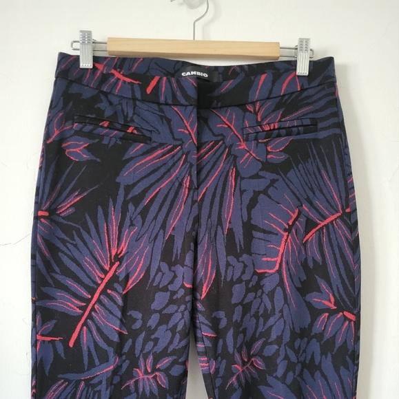 Cambio Rafferty Printed Ankle Pants Size 8 - Picture 3 of 11